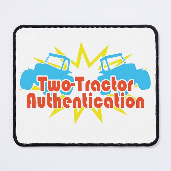 Item preview, Two-Tractor Authentication (RBY) designed and sold by ItBearlyFits.