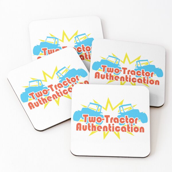 Item preview, Two-Tractor Authentication (RBY) designed and sold by ItBearlyFits.