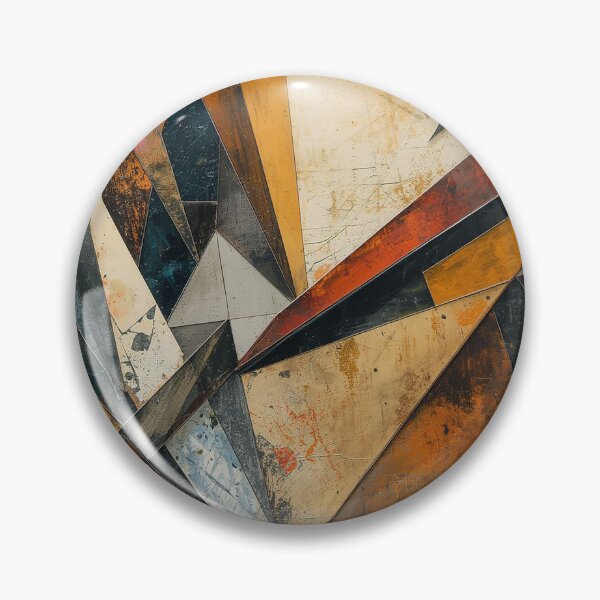 Item preview, Industrial Geometry Fusion – Modern Abstract Geometric Surface designed and sold by Habatour Creations Exclusive Digital Art Products.