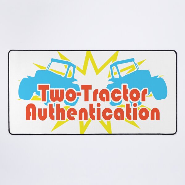 Item preview, Two-Tractor Authentication (RBY) designed and sold by ItBearlyFits.