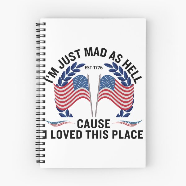 Item preview, I'm Just Mad As Hell Est 1776 Vintage Patriotic USA Flag Shirt for Freedom Lovers designed and sold by Teetreasure2.