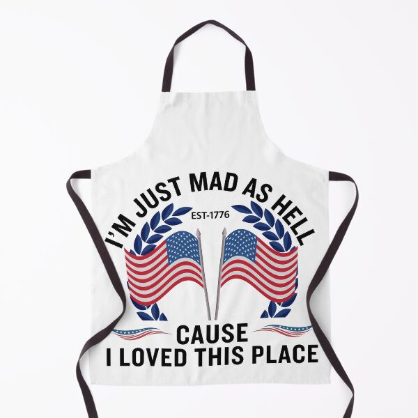Item preview, I'm Just Mad As Hell Est 1776 Vintage Patriotic USA Flag Shirt for Freedom Lovers designed and sold by Teetreasure2.