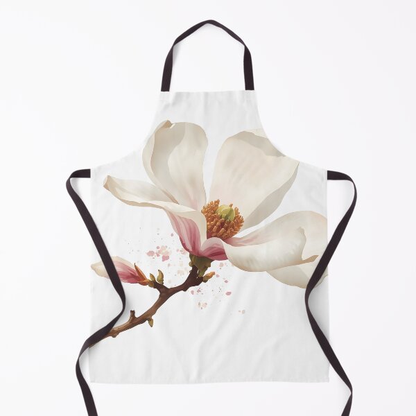 Item preview, Magnolia Blossom Watercolor Art — Floral Print designed and sold by RawNaturePrints.