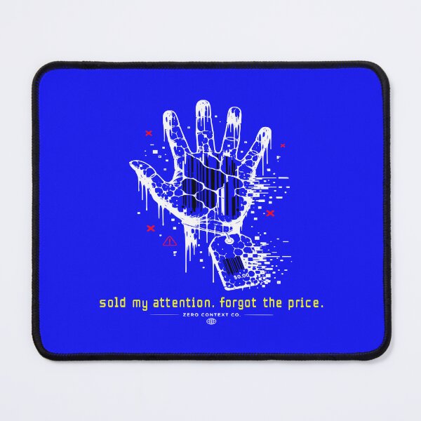 Item preview, Sold My Attention – Barcode Hand Glitch Streetwear Graphic designed and sold by ZeroContextCo.