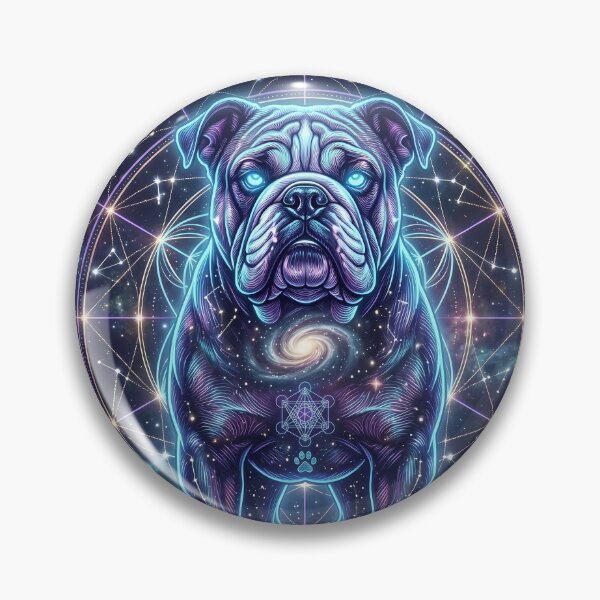 Item preview, Cosmic English Bulldog – English Bulldog Zodiac Sign designed and sold by Pfotenfaden.