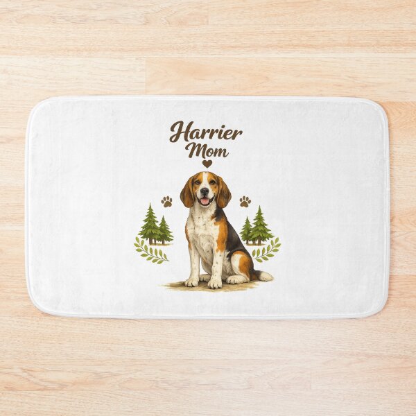 Item preview, Harrier Mom Cute Harrier Dog Lover Vintage Watercolor Design designed and sold by FurAndFlaireg.