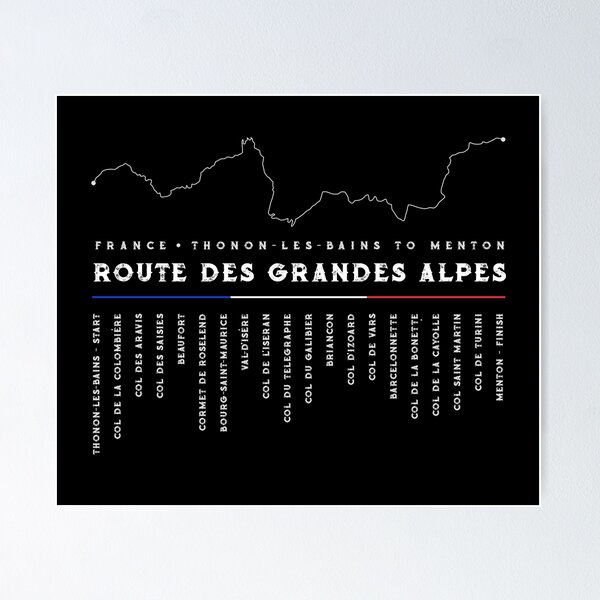 Item preview, Route des Grandes Alpes France 2018 Design designed and sold by ROADTROOPER.