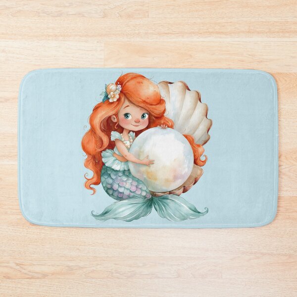 Item preview, Cute Mermaid Sticker | Watercolor Mermaid Illustration | Ocean Fantasy designed and sold by toriodesigns.