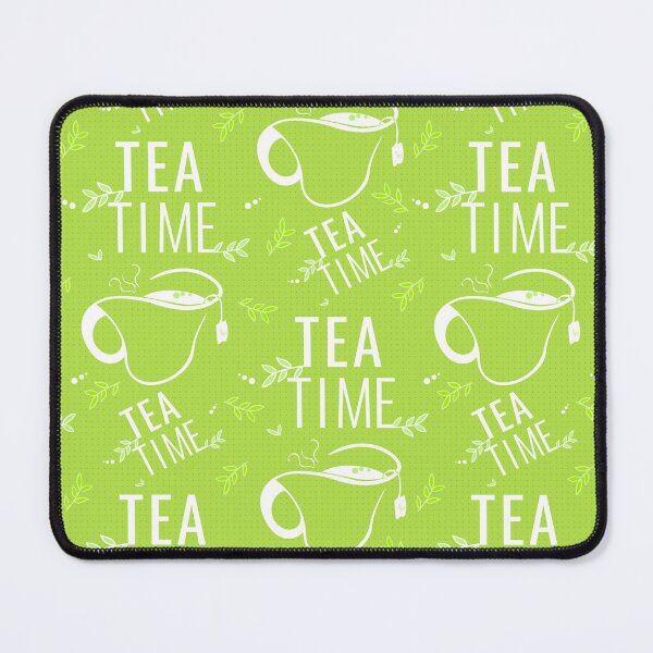 Item preview, seamless pattern hot tea time silhouette vector illustration designed and sold by OrPolly.