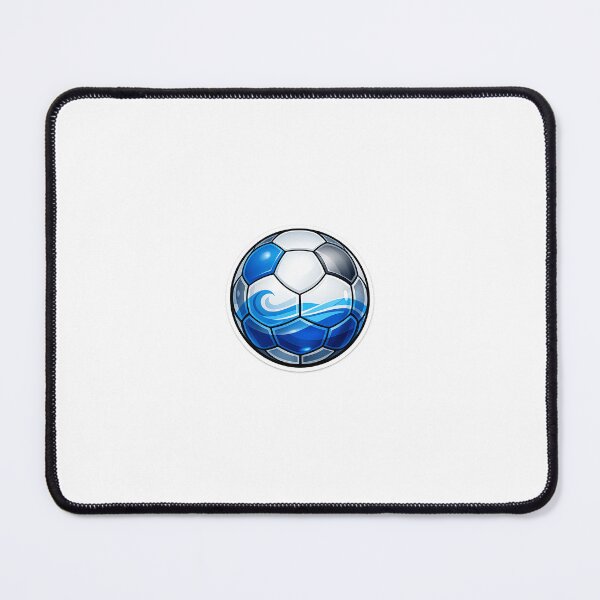 Item preview, Ocean Blue Soccer Ball Wave Panels designed and sold by Trionda_Shop.