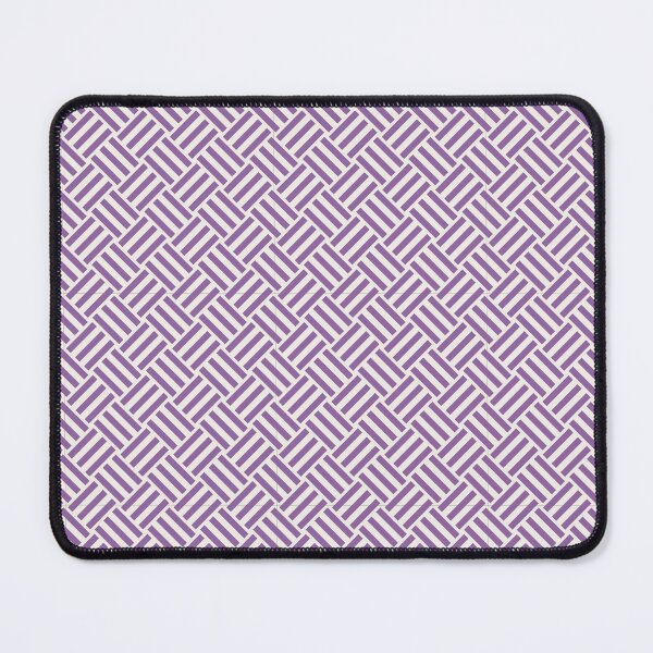 Item preview, Cream and Purple basket weave designed and sold by pattern-archive.