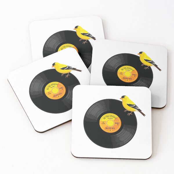 Item preview, American Goldfinch Retro Vinyl Record Vintage Music designed and sold by Arc2020.