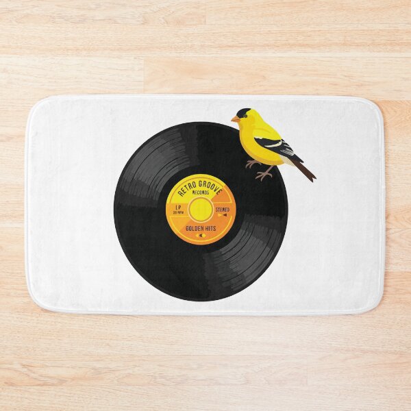 Item preview, American Goldfinch Retro Vinyl Record Vintage Music designed and sold by ArcApparel2020.