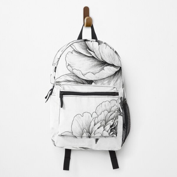 Item preview, Ink Peony - Delicate Botanical Art designed and sold by Ahmed Nedji.