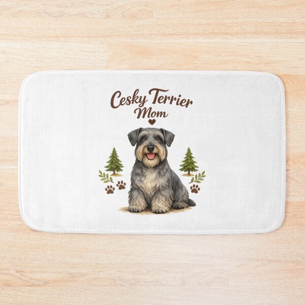 Item preview, Cesky Terrier Mom Cute Cesky Terrier Dog Lover Vintage Watercolor Design designed and sold by FurAndFlaireg.
