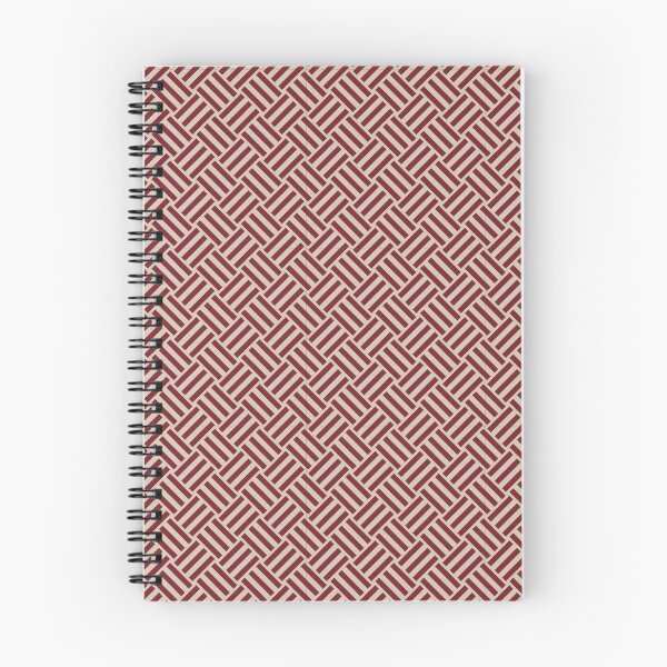 Item preview, Beige and Red basket weave designed and sold by pattern-archive.