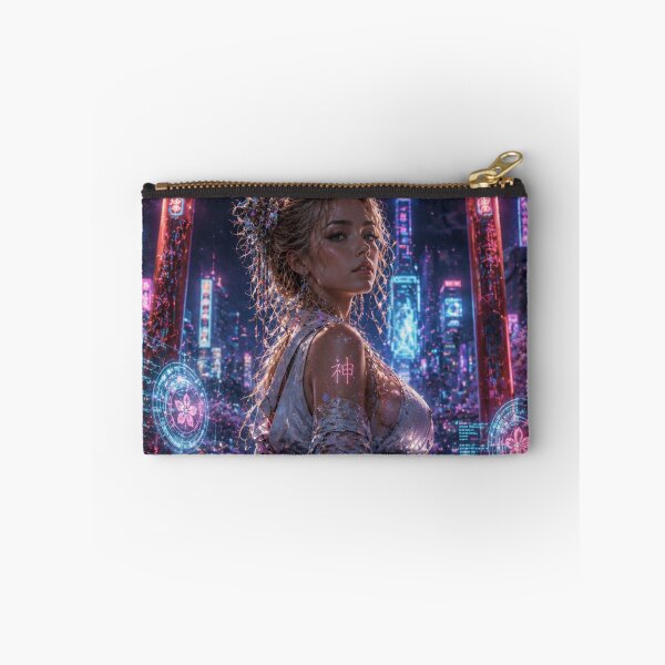 Item preview, Neon Shrine Maiden designed and sold by Pond21.