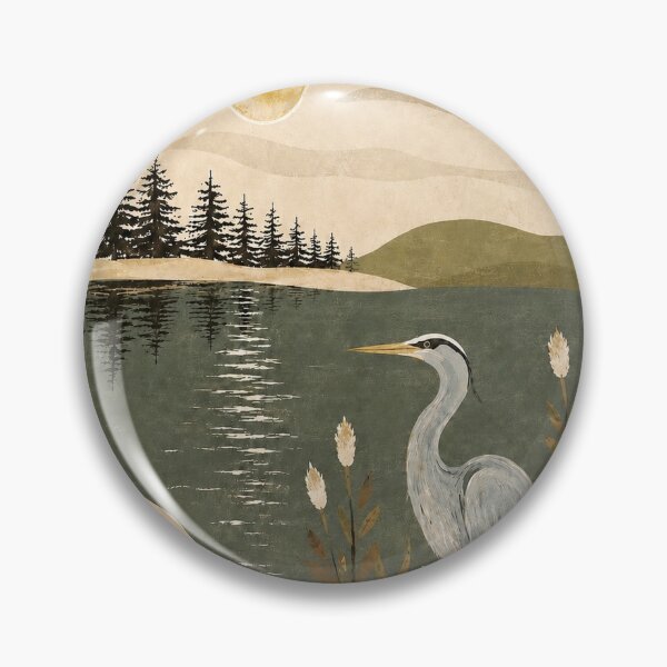 Item preview, Bohemian Heron designed and sold by MariaLouise-Art.