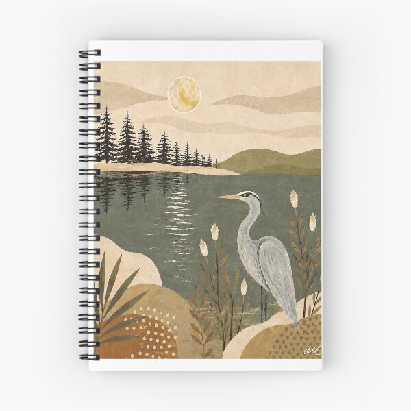 Item preview, Bohemian Heron designed and sold by MariaLouise-Art.
