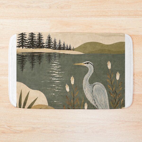 Item preview, Bohemian Heron designed and sold by MariaLouise-Art.