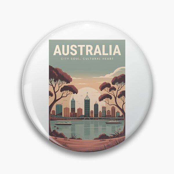 Item preview, Australia City Soul, Cultural Heart Australian Travel Destination Souvenir designed and sold by Simsimah26Parks.