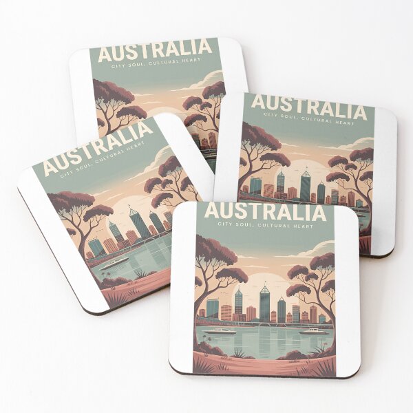 Item preview, Australia City Soul, Cultural Heart Australian Travel Destination Souvenir designed and sold by Simsimah26Parks.