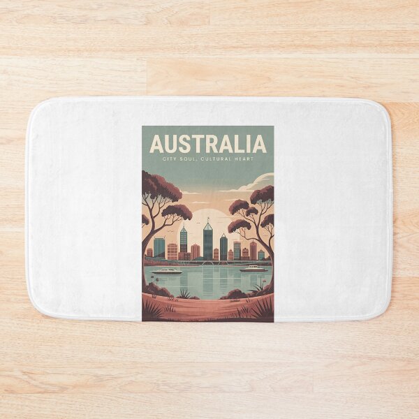 Item preview, Australia City Soul, Cultural Heart Australian Travel Destination Souvenir designed and sold by Simsimah26Parks.