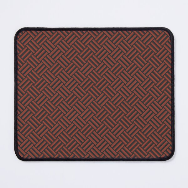Item preview, Charcoal and Rust basket weave designed and sold by pattern-archive.