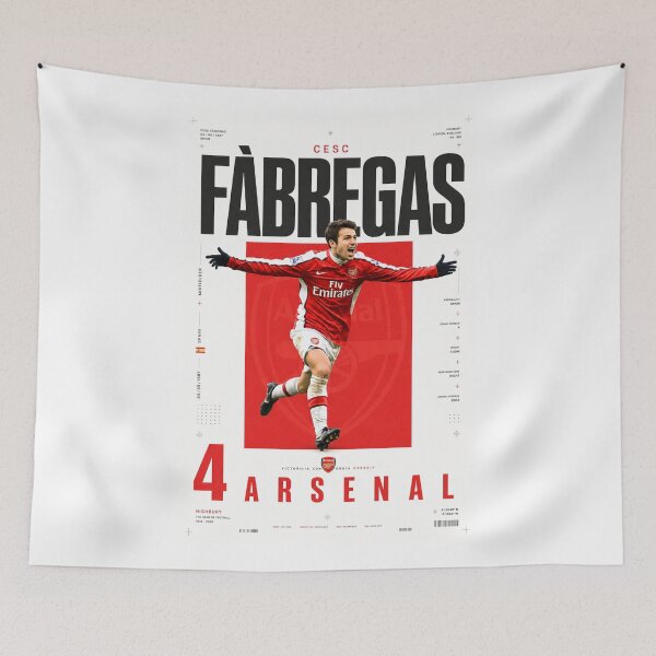 Artikelvorschau, Cesc Fabregas | Arsenal entworfen und verkauft von Sector 99.