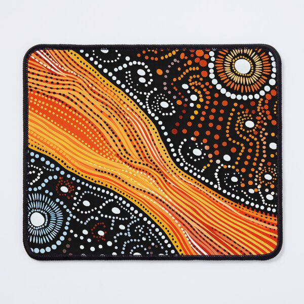 Item preview, Aboriginal Inspired Dot Art - The Beauty of Lichfield Hot Stream designed and sold by GrinGalore.