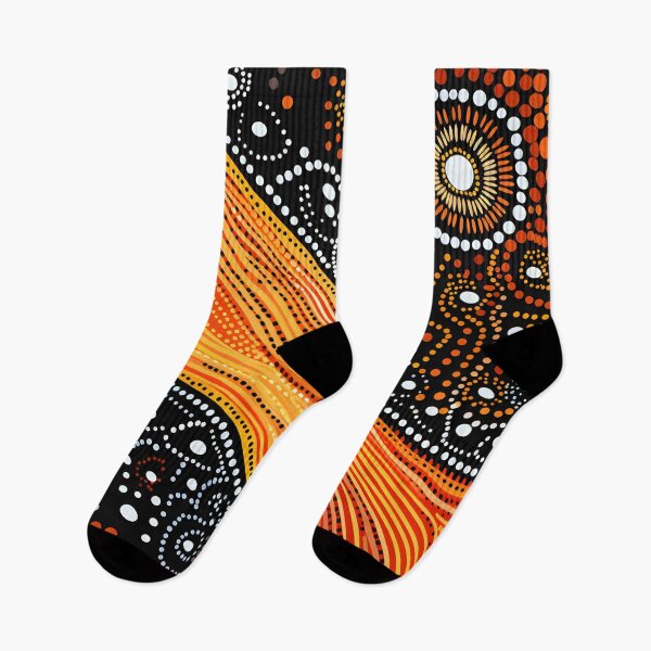 Item preview, Aboriginal Inspired Dot Art - The Beauty of Lichfield Hot Stream designed and sold by GrinGalore.