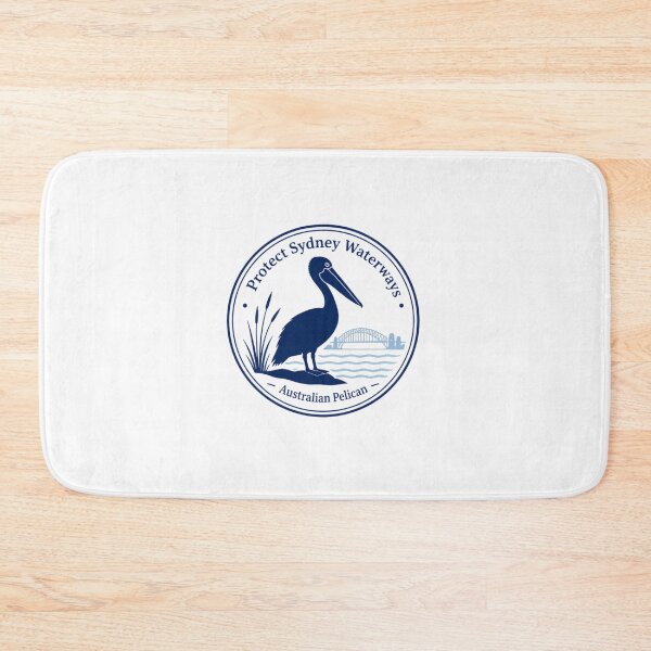 Item preview, Protect Sydney Waterways Australian Pelican Sydney Australia Conservation Wildlife designed and sold by Simsimah26Parks.