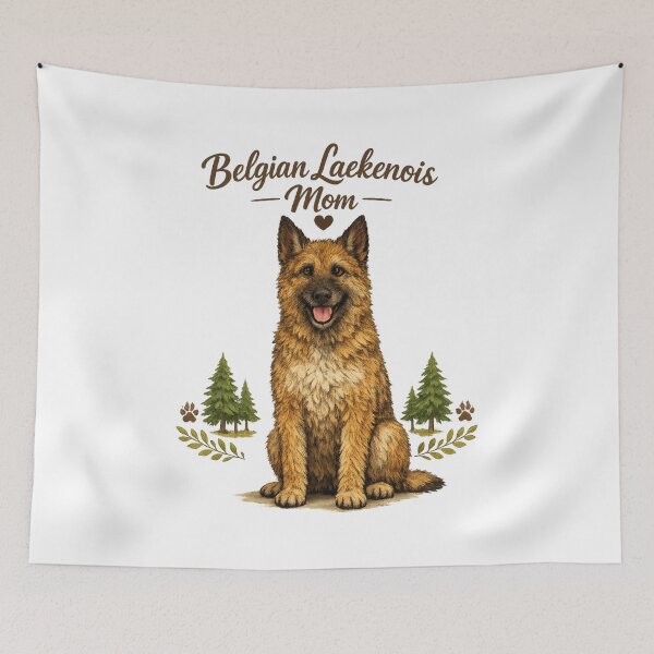 Item preview, Belgian Laekenois Mom Cute Belgian Laekenois Dog Lover Design designed and sold by FurAndFlaireg.