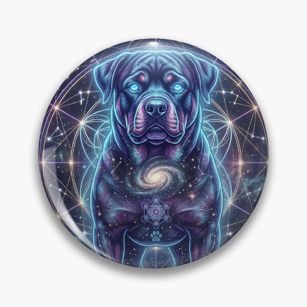 Item preview, Cosmic Rottweiler – Rottweiler Zodiac Sign designed and sold by Pfotenfaden.