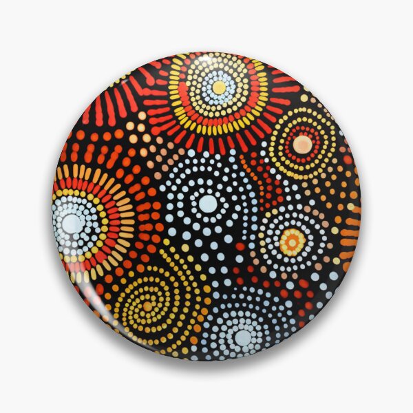 Item preview, Aboriginal Inspired Dot Art - Floral Litchfield National Park Pattern designed and sold by GrinGalore.