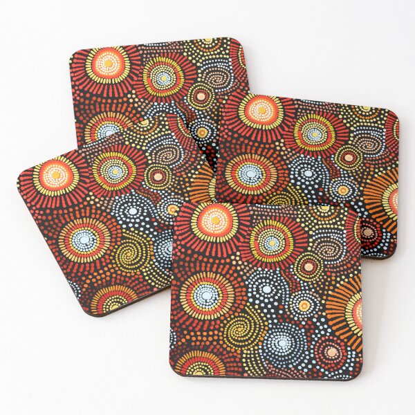 Item preview, Aboriginal Inspired Dot Art - Floral Litchfield National Park Pattern designed and sold by GrinGalore.
