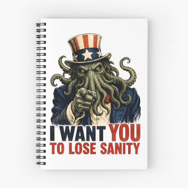 Item preview, Uncle Sam Cthulhu I Want You To Lose Sanity Parody designed and sold by Fenay Designs.