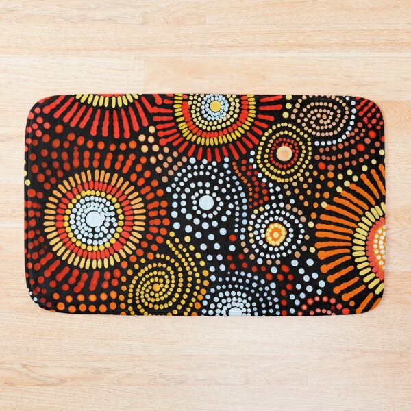 Item preview, Aboriginal Inspired Dot Art - Floral Litchfield National Park Pattern designed and sold by GrinGalore.