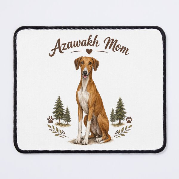 Item preview, Azawakh Mom Cute Azawakh Dog Lover Vintage Watercolor Design designed and sold by FurAndFlaireg.