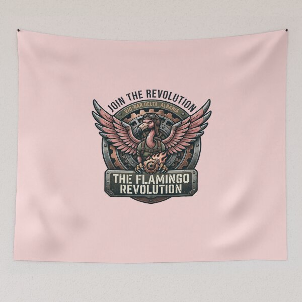Item preview, Flamingo Revolution designed and sold by RahniNM.