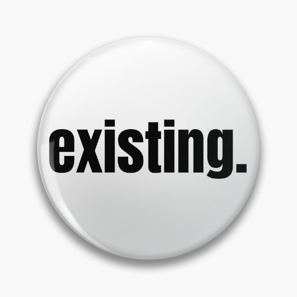 Item preview, Existing. | Funny Introvert Minimalist Typography | Mood T-Shirt designed and sold by OveloStudios.