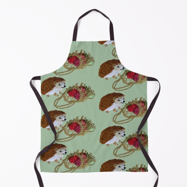 Item preview, Curious Hedgehog Embroidery hand embroidery designed and sold by Alsa-handembroidery.