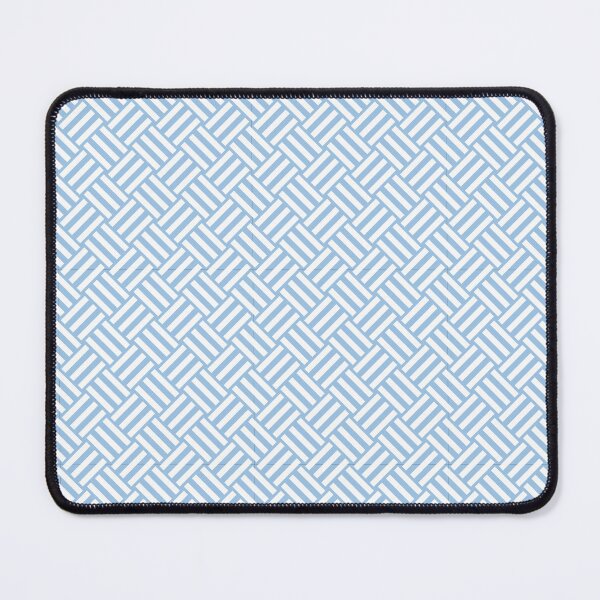 Item preview, Baby Blue and White basket weave designed and sold by pattern-archive.