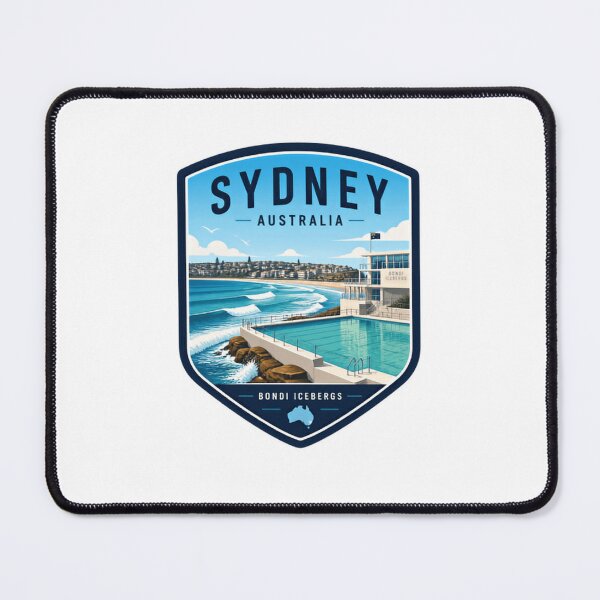 Item preview, Sydney Australia Bondi Icebergs Travel Destination Landmark Souvenir designed and sold by Simsimah26Parks.