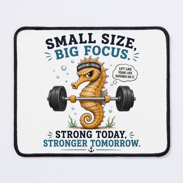 Item preview, Gym Seahorse designed and sold by AllThePixels.