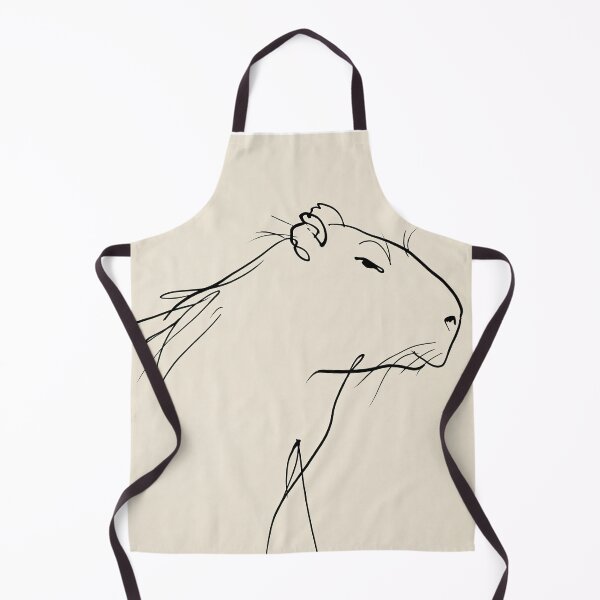 Item preview, Minimalist Capybara Sketch designed and sold by lautir.
