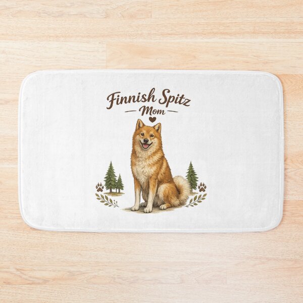 Item preview, Finnish Spitz Mom Cute Finnish Spitz Dog Lover Vintage Watercolor Design designed and sold by FurAndFlaireg.