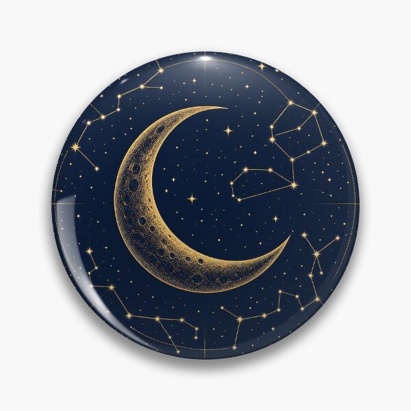 Item preview, Shimmering Constellation - Minimalist Celestial Map designed and sold by Ahmed Nedji.