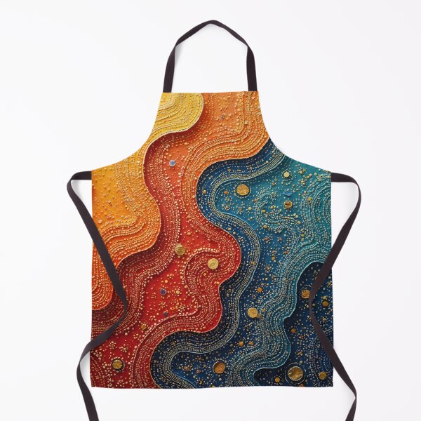 Item preview, Aboriginal Inspired Dot Art - The Serenity Of Lava And Ocean Layers designed and sold by GrinGalore.
