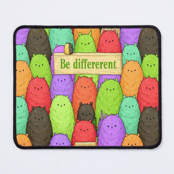 Item preview, Bright Fuzzy Blob Be Different Art designed and sold by Piotrek0001.